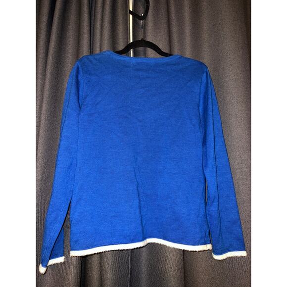 Ugly Christmas Sweater Xmas Cardigan Size Medium Penguin - Picture 3 of 3